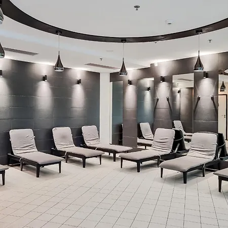 Ans Hanza Tower With Private Jacuzzi - Swimming Pool, Sauna, Jacuzzi, Viewing Terrace Daire Szczecin
