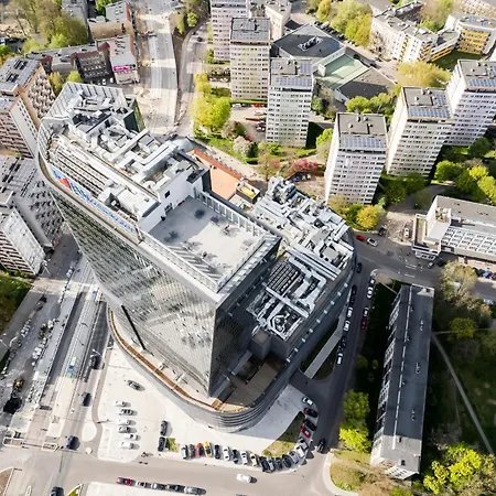 Apartment Ans Hanza Tower With Private Jacuzzi - Swimming Pool, Sauna, Jacuzzi, Viewing Terrace Szczecin